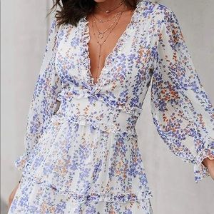 Floral Print Mini Dress